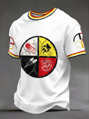 Men's Indigenous Medicine Wheel T-Shirts