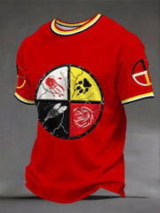 Men's Indigenous Medicine Wheel T-Shirts