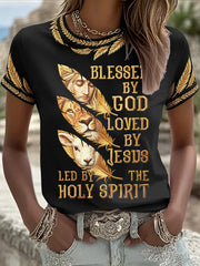 Women's Christian Print Tee