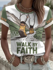 Women's Christian Print Tee