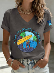 Women's Save The Boundary Waters Print T-shirt