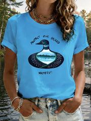 Women's Save The Boundary Waters Print T-shirt