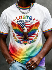 Men's Pride Month Print Casual T-Shirt