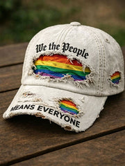 Unisex We The People Means Everyon Hat