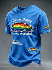 Men's We The People Means Everyon Short Sleeves T-shirt