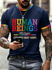 Men's Human Beings Colors May Vary Print T-shirt