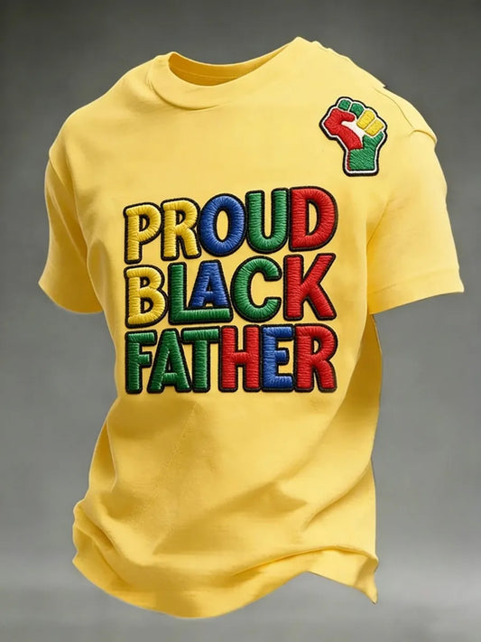 Men's Juneteenth Print Casual Tee