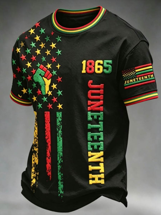 Men's Juneteenth 1865 short sleeves t-shirt