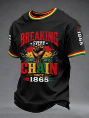 Men's Juneteenth Print Casual Tee