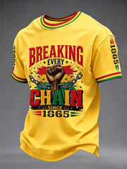 Men's Juneteenth Print Casual Tee