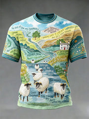 Men's Faith Print Casual T-Shirt