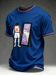 Men's MVP Basketball Player Inspired Casual T-shirt