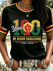Women's 100 Years Juneteenth T-shirt