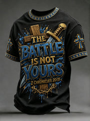 Men's 'The battle is not yours 2 Chronicles 20:15' T-shirts