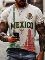 Men's Gift For Football Fans Print Casual Tee