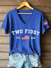 Women's Two Fiddy Print T-Shirt