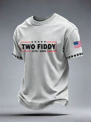 Men's Two Fiddy Print T-Shirt