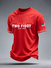 Men's Two Fiddy Print T-Shirt