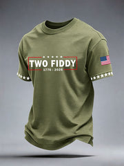 Men's Two Fiddy Print T-Shirt