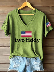 Women's Two Fiddy Print T-Shirt
