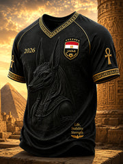 Men's 2026 Egypt Football V-Neck T-Shirts