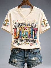 Women's Jesus Is The Light Of The World T-shirt