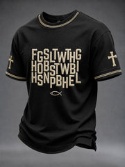 Men's Christian Bible Verse For God So Loved The World Short Sleeve T-shirt