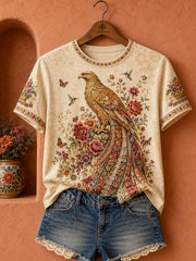 Women's Mexico Guelaguetza Art Printed T-shirt
