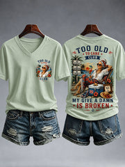Women's My Too Old To Care Club T-Shirt