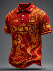 Men's Spain Champions Tops