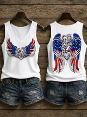 Women's Motorcycle Rally Printed Tank Top