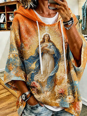 Women's Assumption of Mary Print Sweatshirt