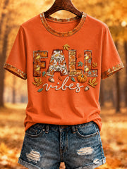 Women's Autumn Printed T-shirt