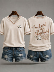 Women's "The Lord Is My Shepherd" Faith Casual T-shirt