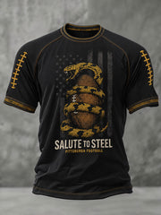 Men's Salute To Steel Short Sleeves T-shirt