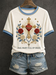 Women's Hail Mary Full Of Grace T-shirt