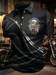 Men's Motorcycle Rally Printed Shirt