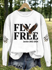 Women's Forever Over Big Bear Fly Free Jackie Print Sweatshirt