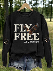 Women's Forever Over Big Bear Fly Free Jackie Print Sweatshirt