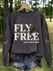 Women's Forever Over Big Bear Fly Free Jackie Print Sweatshirt