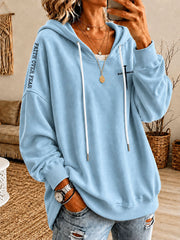 Women’s 'Faith Over Fear' Printed Casual Hoodie