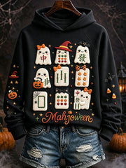 Women's Halloween Mahjong Hoodies