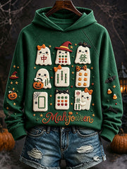 Women's Halloween Mahjong Hoodies
