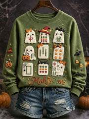 Women's Halloween Mahjong sweatshirts