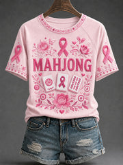 Women's Breast Cancer Awareness and Mahjong T-Shirts