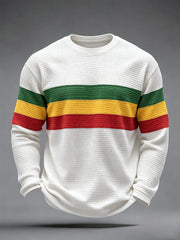 Men's Reggae Inspired Waffle Top