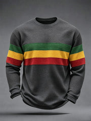 Men's Reggae Inspired Waffle Top