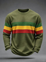 Men's Reggae Inspired Waffle Top