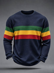 Men's Reggae Inspired Waffle Top