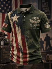 Men's U.S. Veterans Day Printed polo shirt